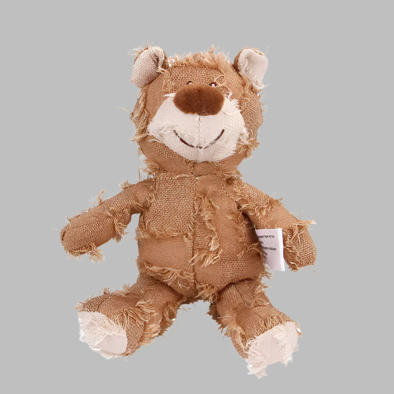 Patchwork Cute Bear Pet Plush Toys