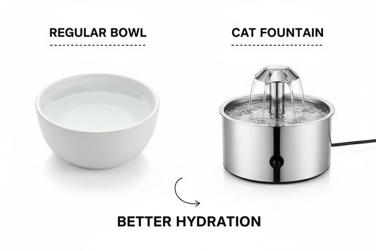 Cat Water Bowl vs Fountain: Which Is Better for Your Cat?