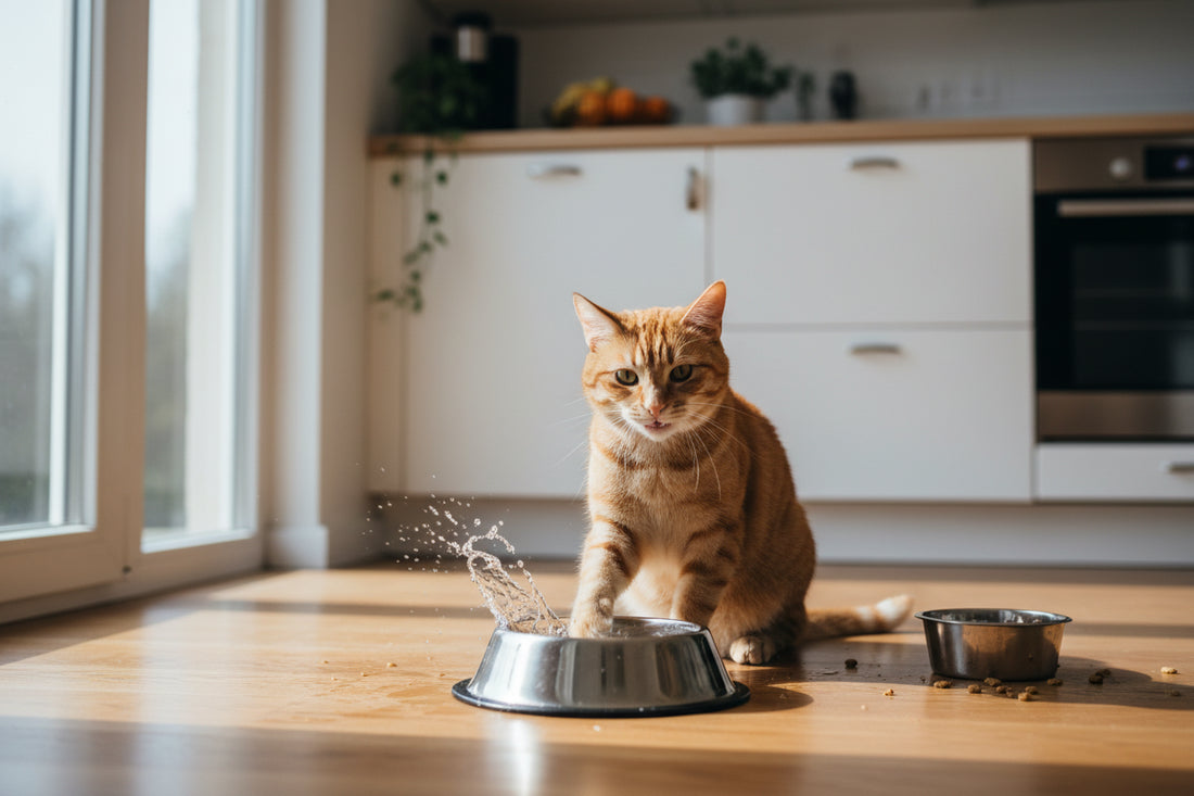 Why Do Cats Knock Over Water Bowls? (And How to Stop It)
