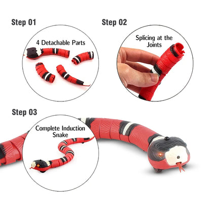 Smart Sensing Snake Cat Toy