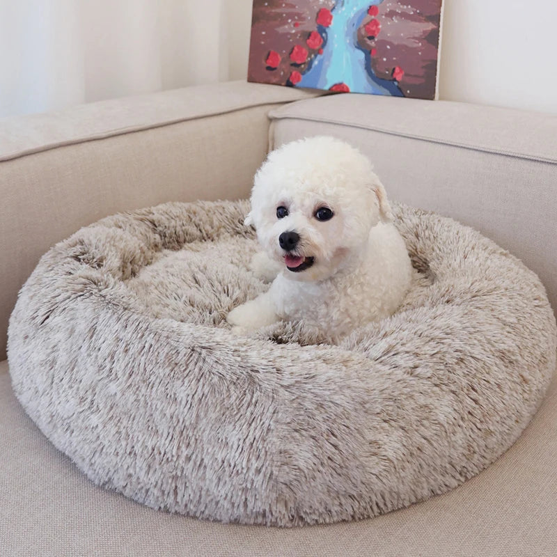 Fluffy Round Pet Bed