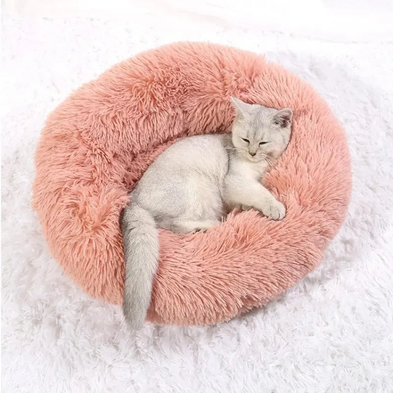 Fluffy Round Pet Bed