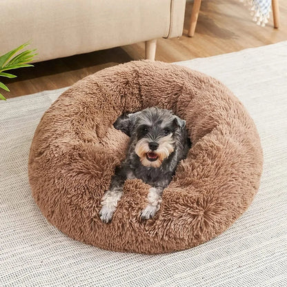 Fluffy Round Pet Bed