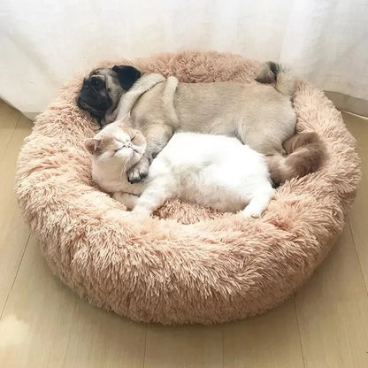 Fluffy Round Pet Bed