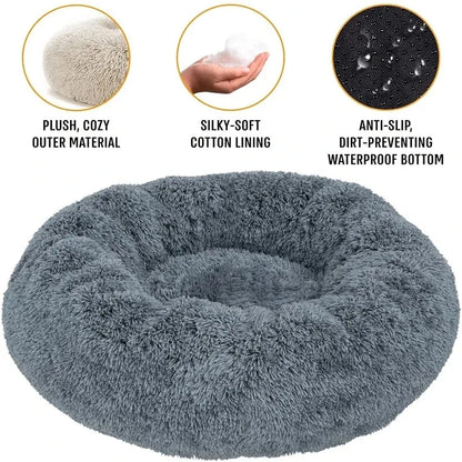 Fluffy Round Pet Bed