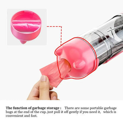 3-in-1 Portable Pet Water Bottle