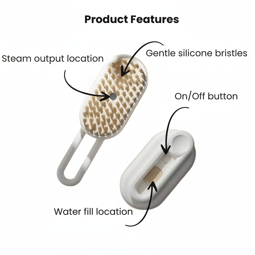 Pet Steam Brush