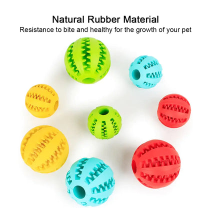 Interactive Pet Rubber Balls